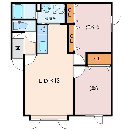 Dear court Khaiの物件間取画像